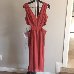 🍕ASOS side cut out dress Sz 6